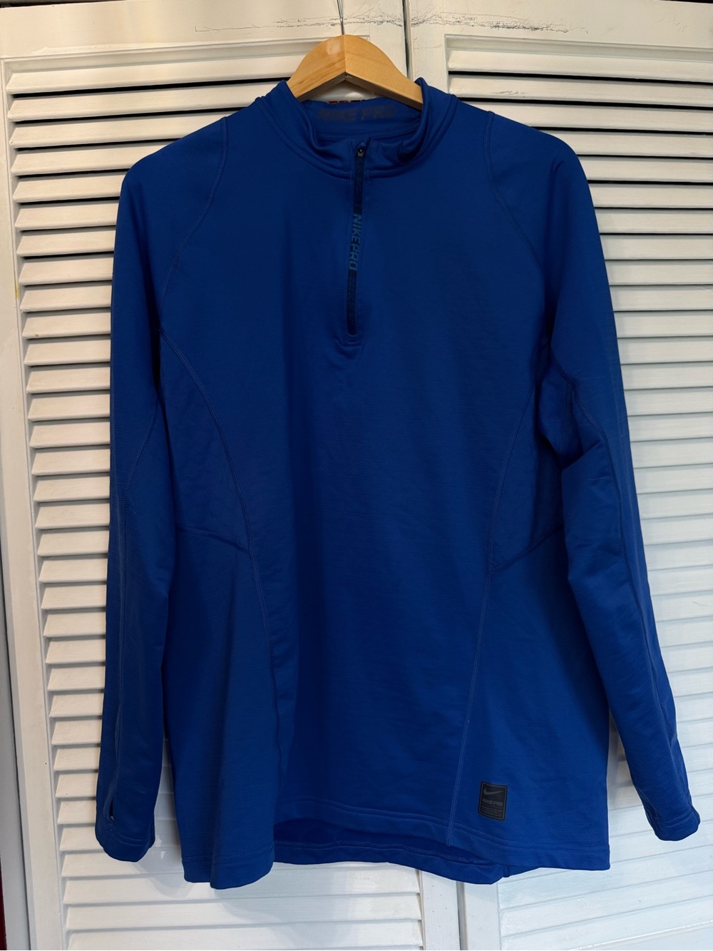 Nike Pro Performance Pullover - Royal Blue